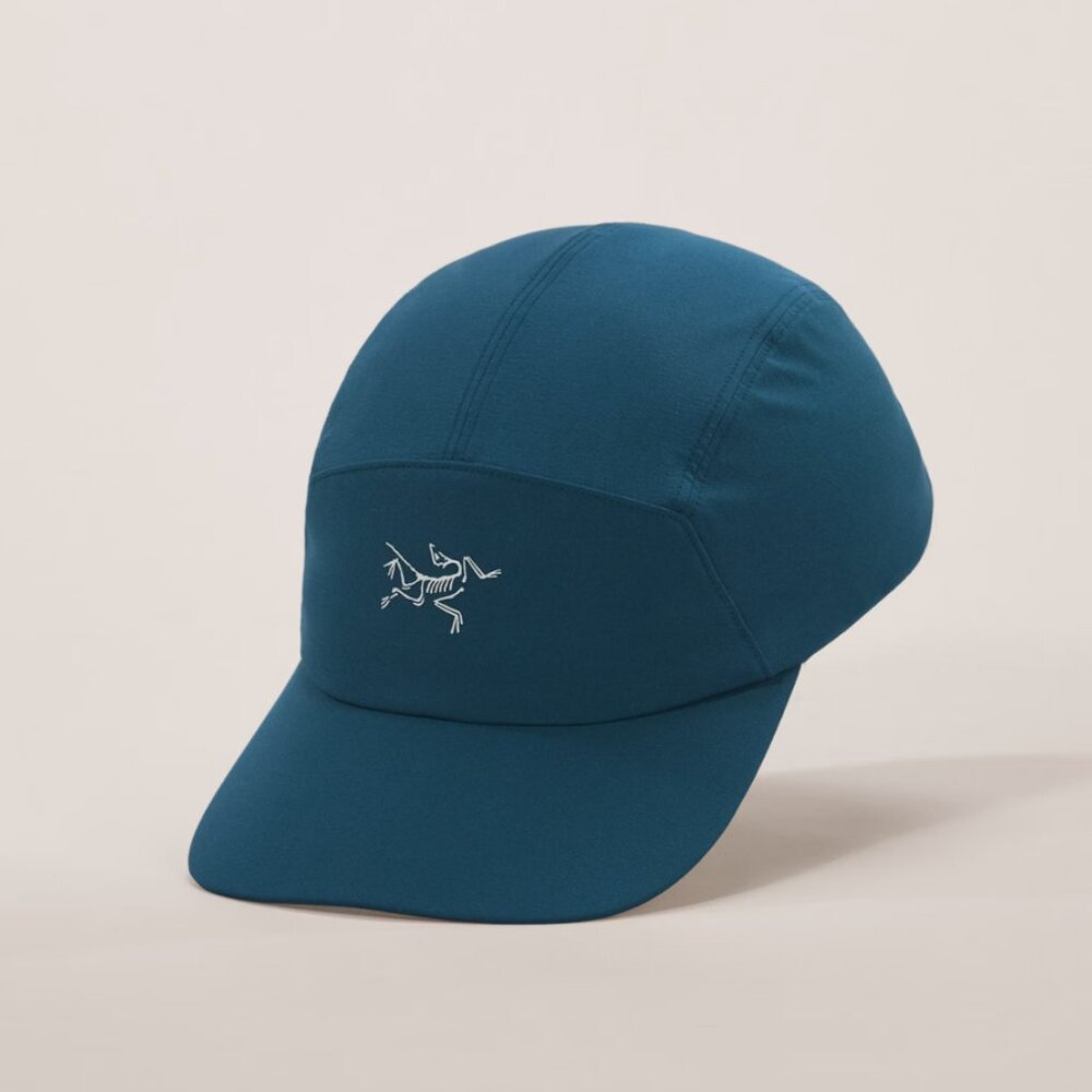 NWT NEW Arc'teryx Gamma 5 Panel Cap Hat Nightscape/Soli Size: L / XL blue 9484